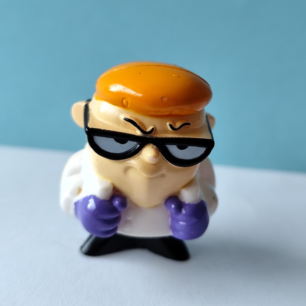 Dexters Laboratory Miniature Dexter Figure 1.5" Cartoon Network 2001
